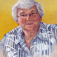 Dear grandmother painting